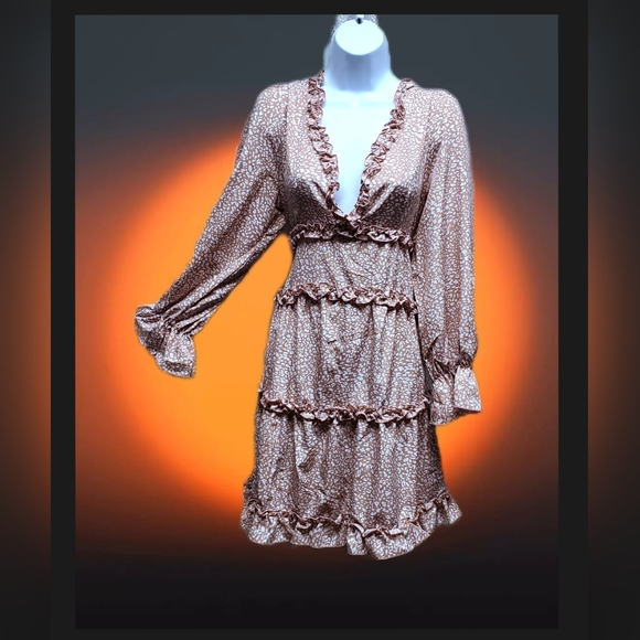 A-line  V-Neck Cutout Back Dress by Zaful Forever Young - Picture 9 of 11